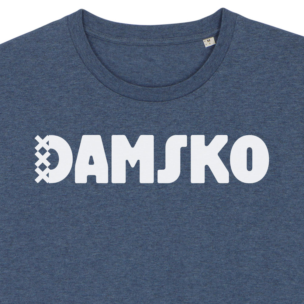 Damsko T-Shirt Dark Heather Blue