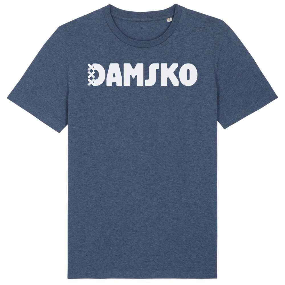 Damsko Shirt Dark Heather Blue